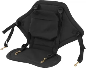 Padded Kayak Seat, Non-Slip Kayak Seat Sit-On-Top Cushioned Back Support Kayak and Canoe Seat with 4-Way Adjustable Mounting Straps for Kayaking, Canoeing, Fishing