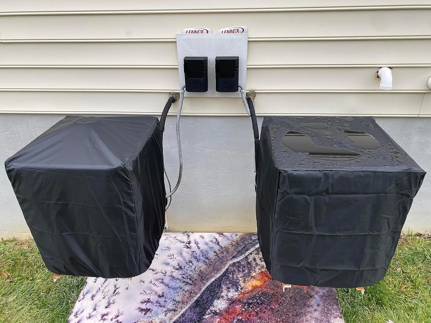 Patent Pending A1 AC Covers for Outside Unit Compatible with Lennox air conditioner cover covers for winter 30 x 30 x height(26-31) inches