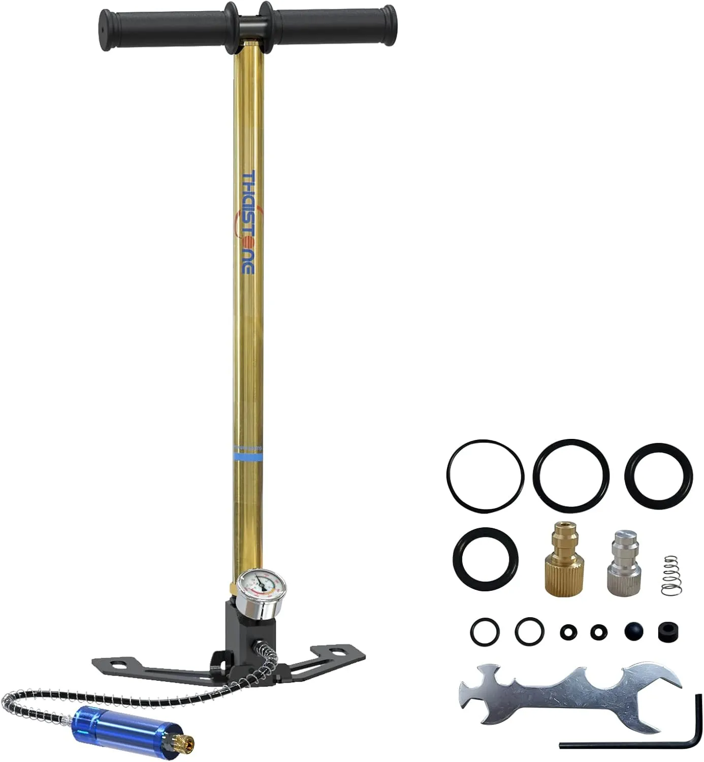 PCP Air Pump 3 Stage PCP Hand Pump 4500 psi CE Certified PCP Airgun Pump PCP Air Rifle Pump High Pressure Air Pump for Filling Air Rifles, Scuba Tank, Paintball, Airgun