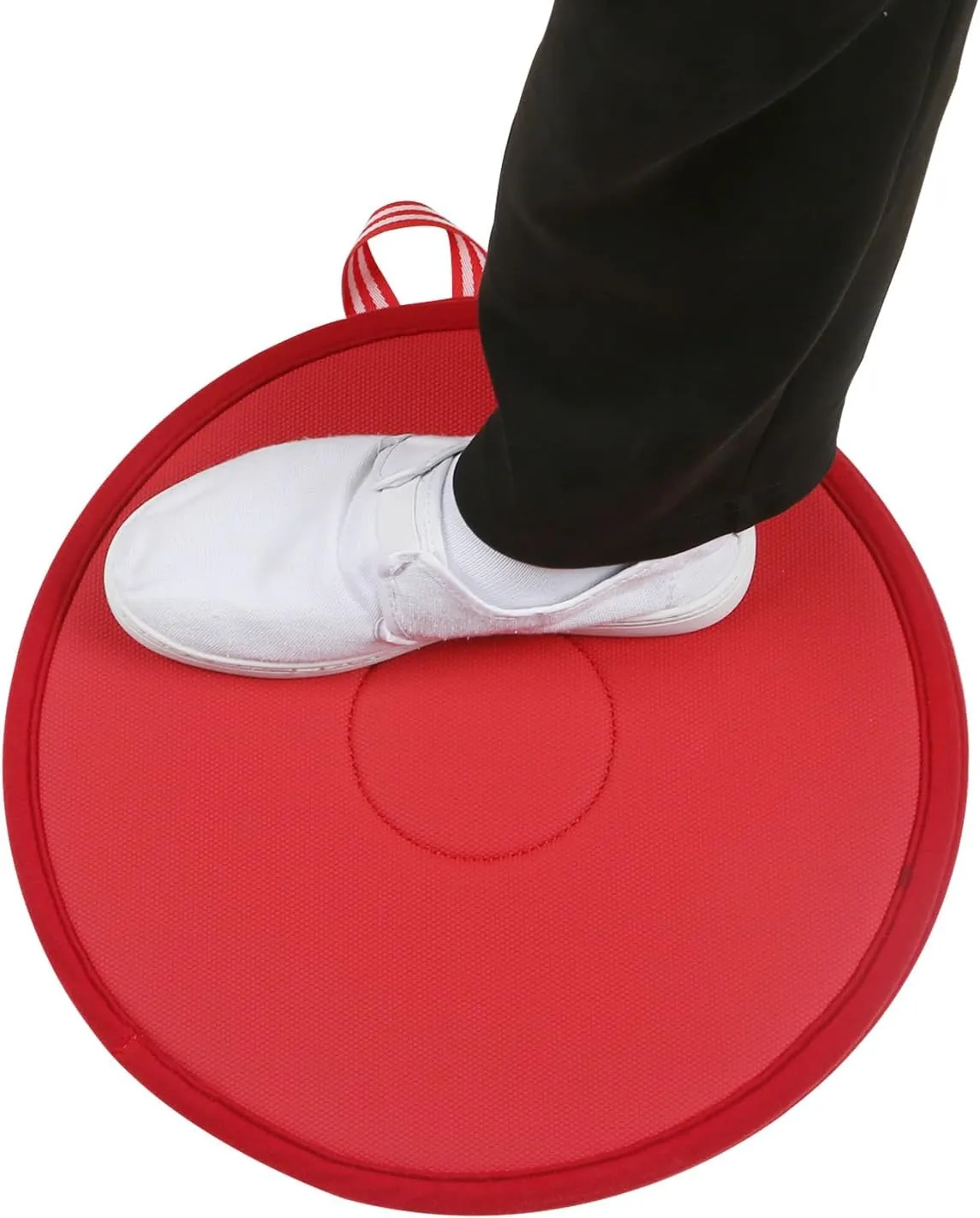 Pivot Disc and Patient Transfer Board-Turning Devices for Elderly and Disabled,Pregnant Woman,Slide Boards Aid,Swivel Cushion 360 Degree Rotating Seat Cushion for Direction Change 15.7"Dia (Red)