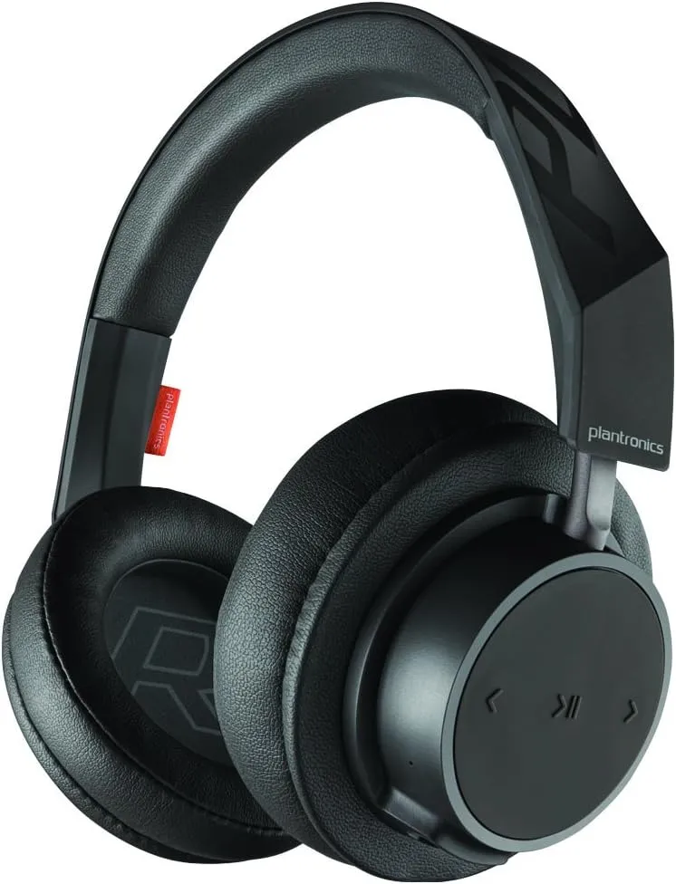 Plantronics 211138-99 Backbeat Go 600 Noise-Isolating Headphones, Over-The-Ear Bluetooth Headphones, Black