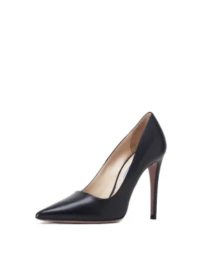 Pointed Toe High-Heel Pump - Black