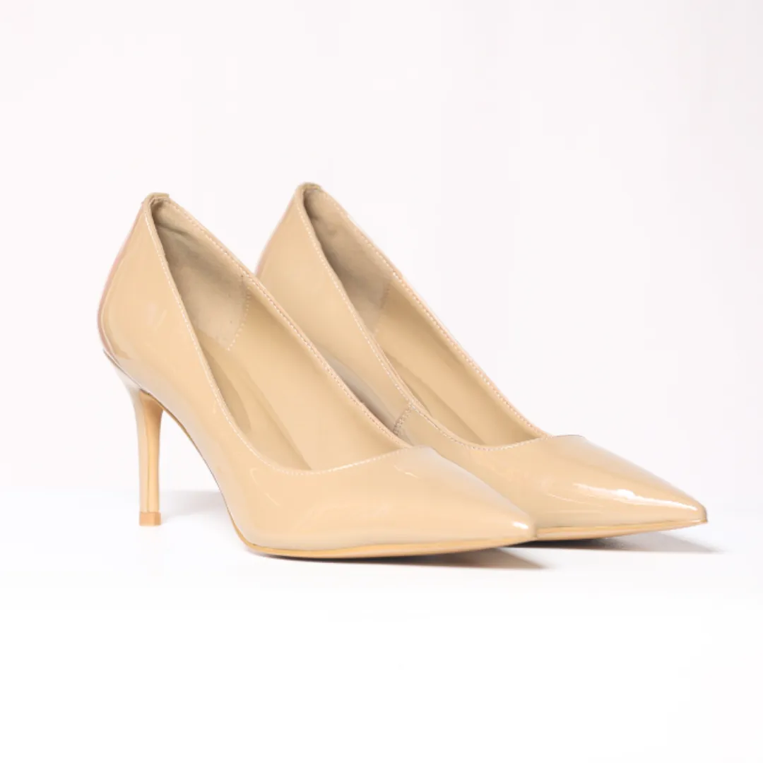 Praline Tiffany Patent Leather Pump