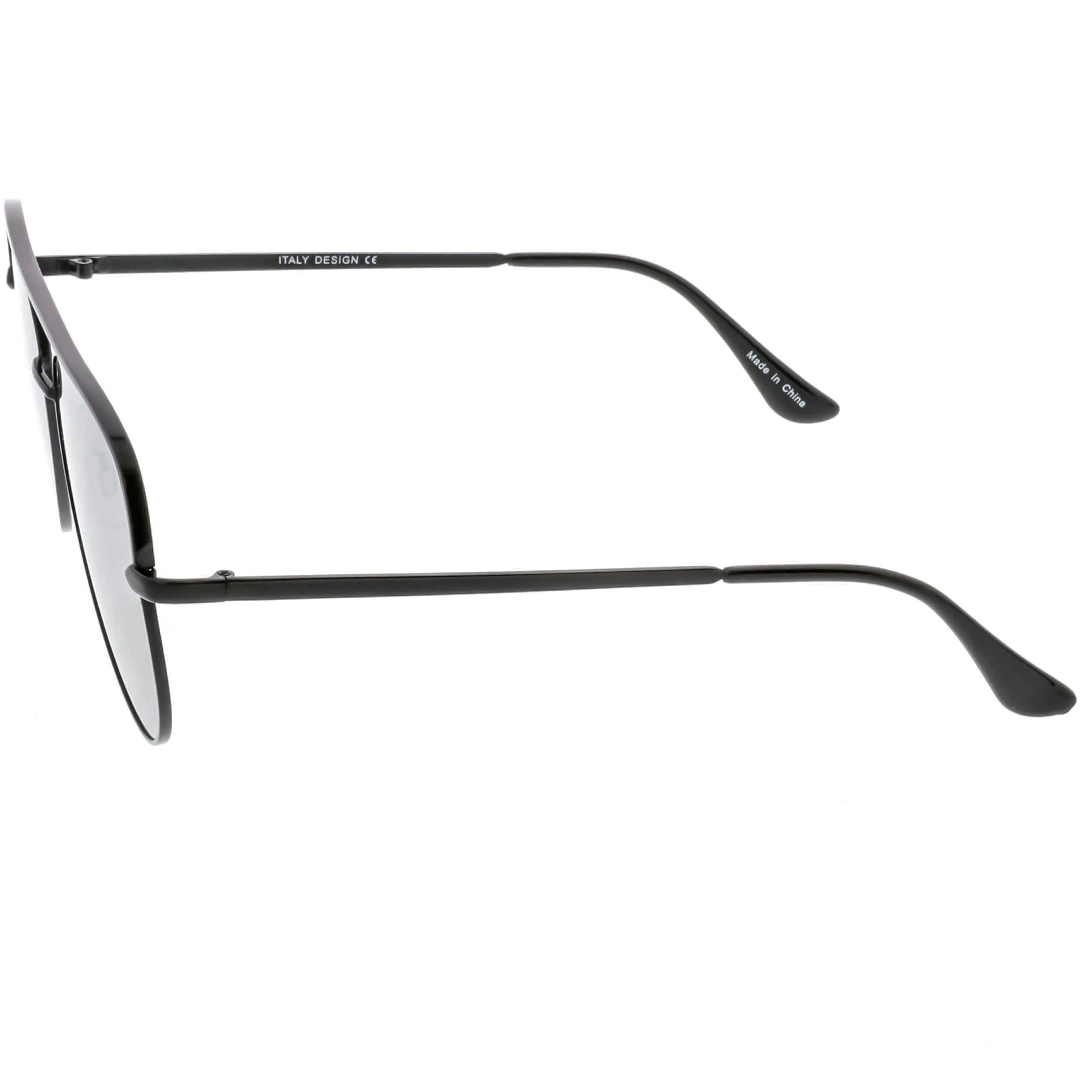 Premium Oversize Mirrored Flat Lens Aviator Sunglasses C361