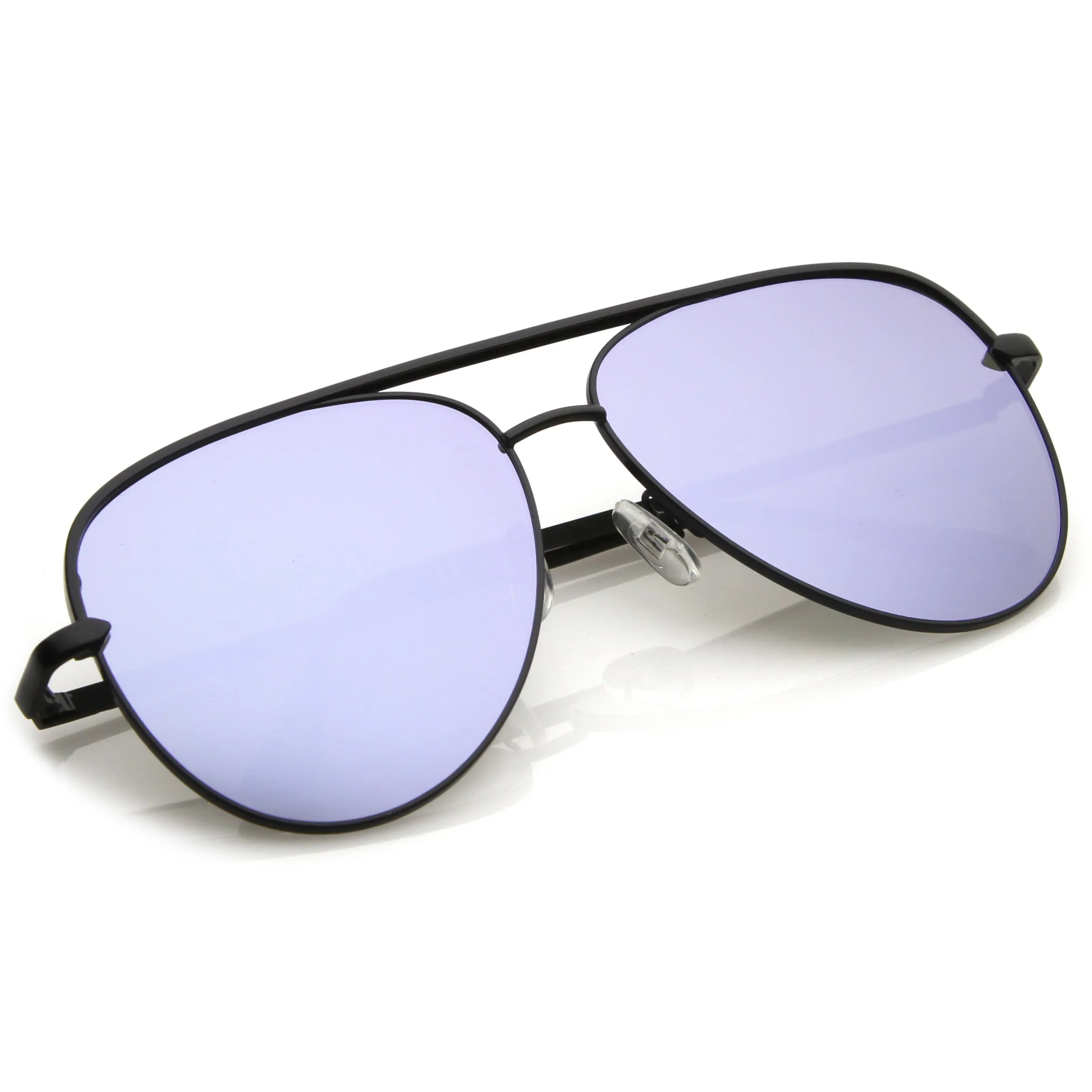 Premium Oversize Mirrored Flat Lens Aviator Sunglasses C361