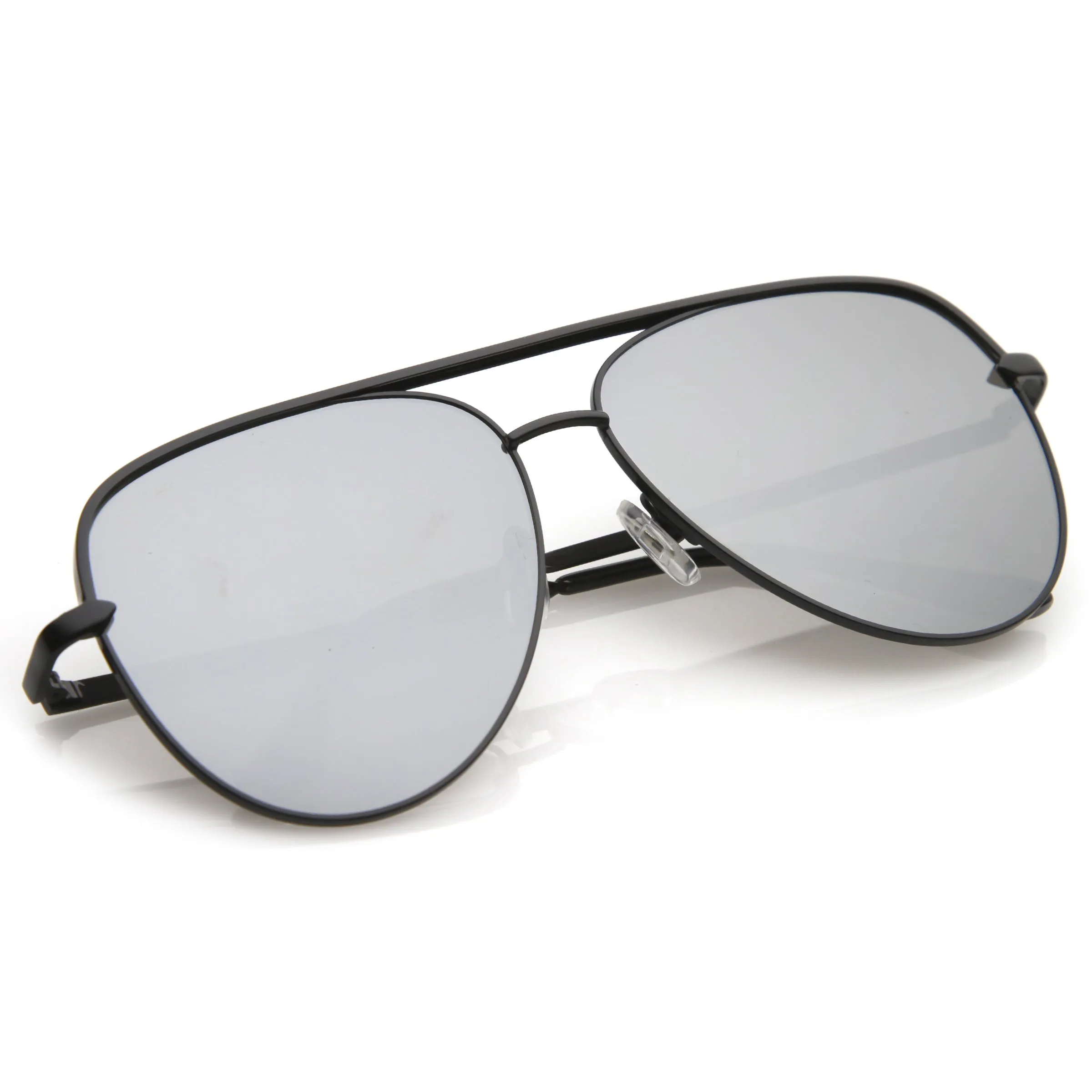 Premium Oversize Mirrored Flat Lens Aviator Sunglasses C361
