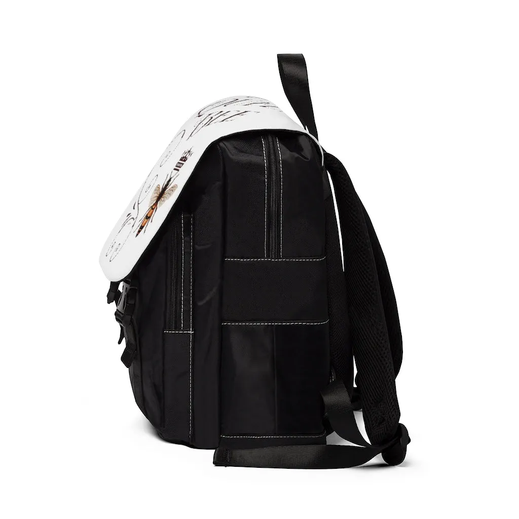 Queen Bee Unisex Casual Shoulder Backpack