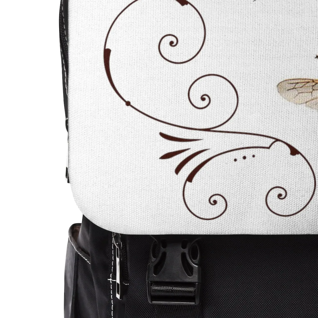 Queen Bee Unisex Casual Shoulder Backpack