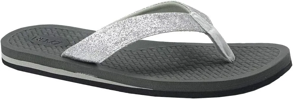 REDVOLUTION Women's Braided Beach Sandals | Classic Synthetic Leather Flip Flop Casual PU Shoe