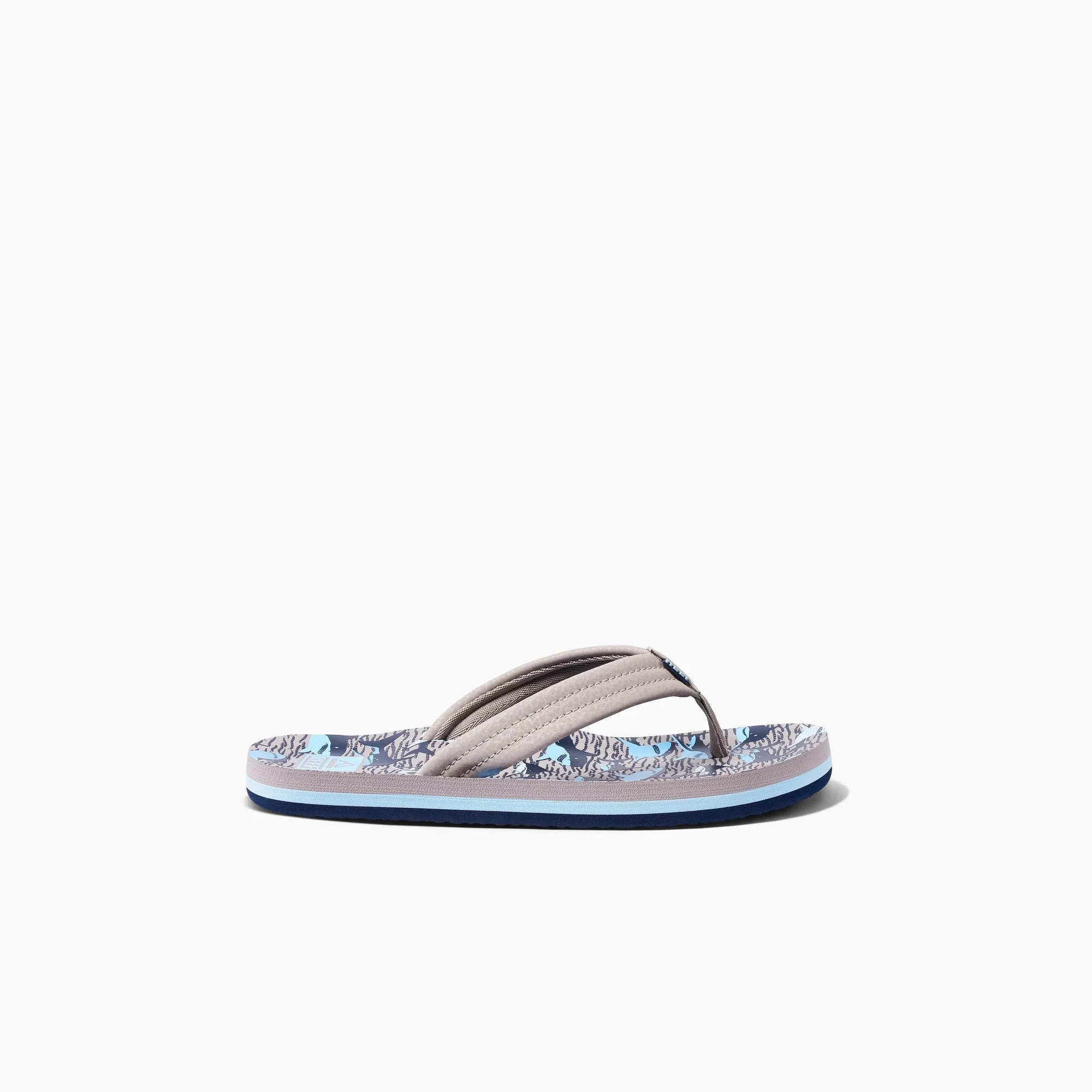 REEF Kids Ahi Sandal-Tan Sharks