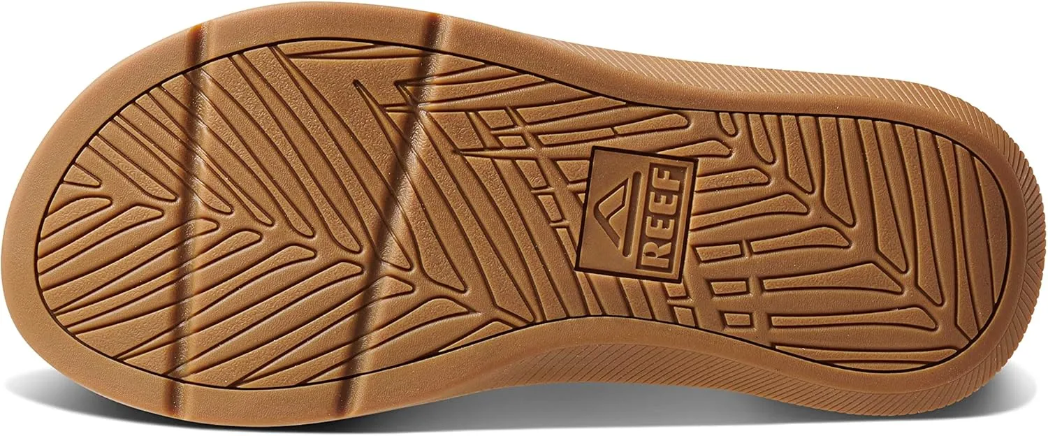 REEF Men's Leather Santa Ana Flip-Flop