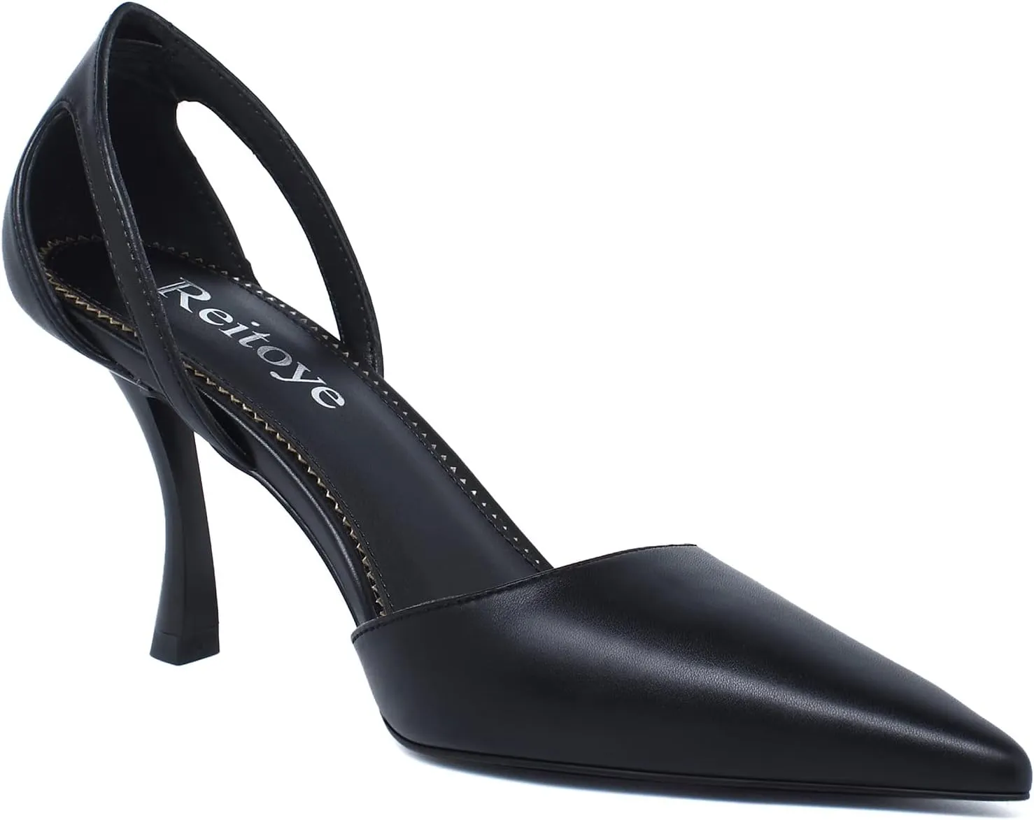 Reitoye Women's Stiletto High Heel Pumps Sexy Pointed Toe Dress Pump Heels