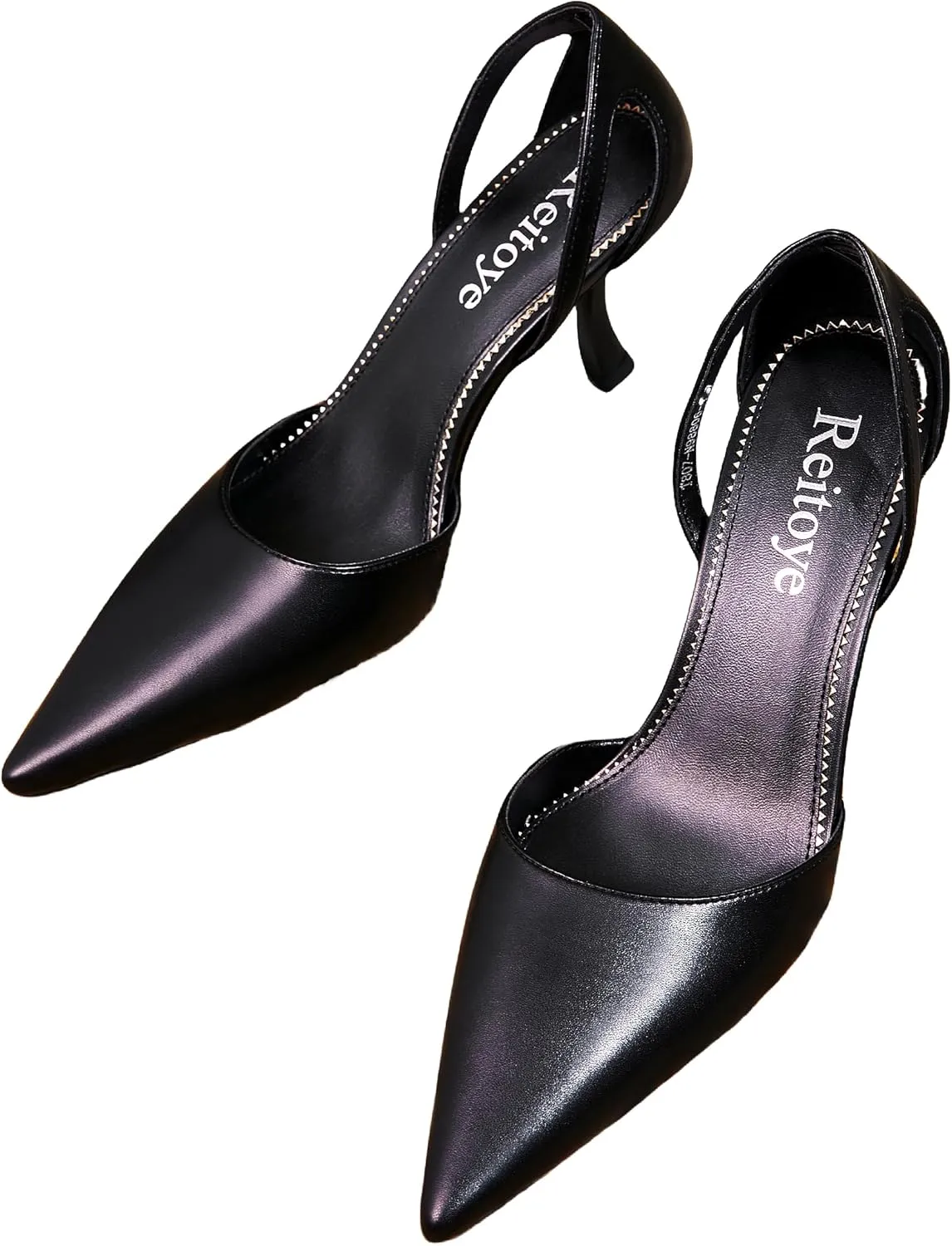 Reitoye Women's Stiletto High Heel Pumps Sexy Pointed Toe Dress Pump Heels