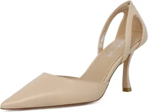 Reitoye Women's Stiletto High Heel Pumps Sexy Pointed Toe Dress Pump Heels
