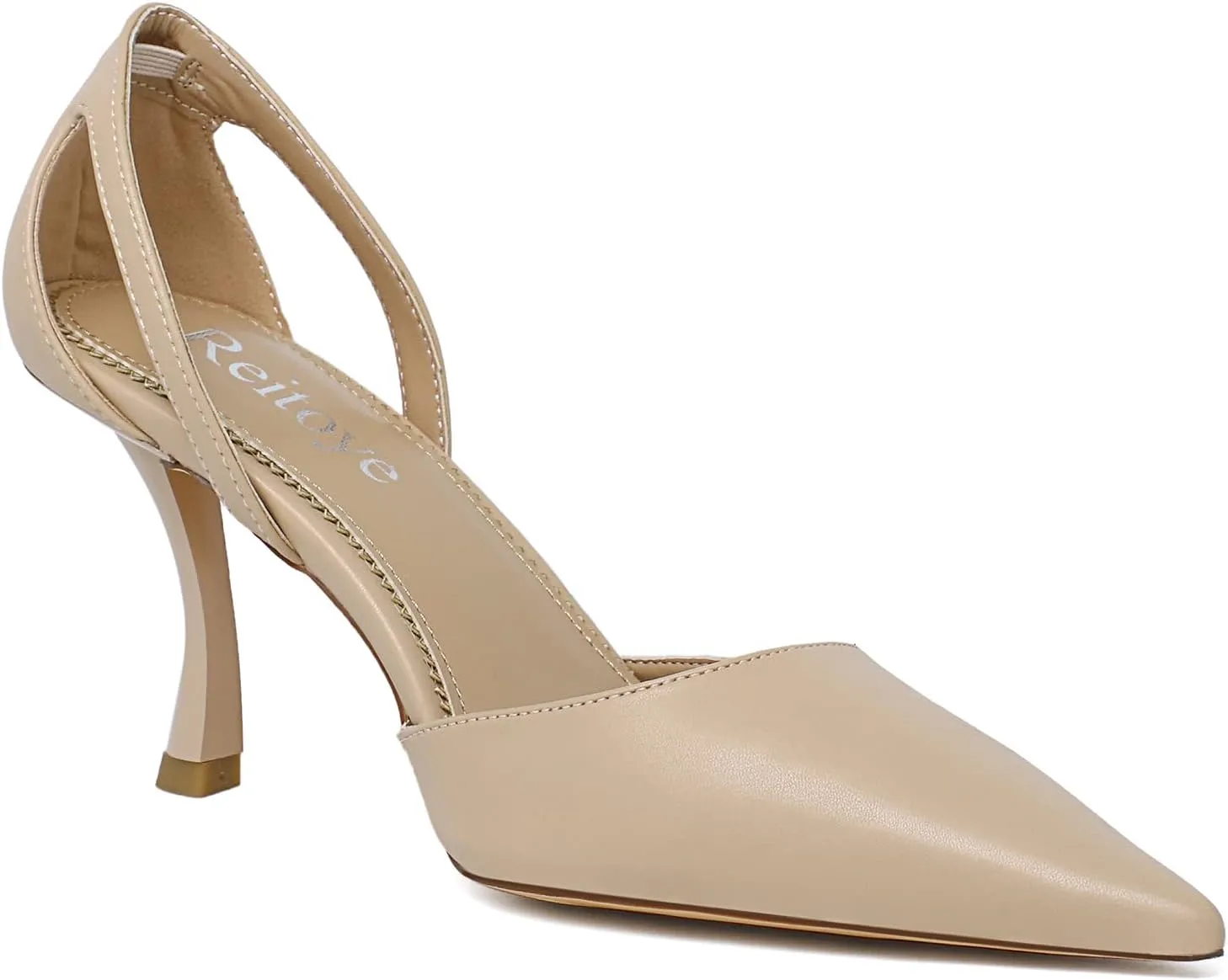 Reitoye Women's Stiletto High Heel Pumps Sexy Pointed Toe Dress Pump Heels