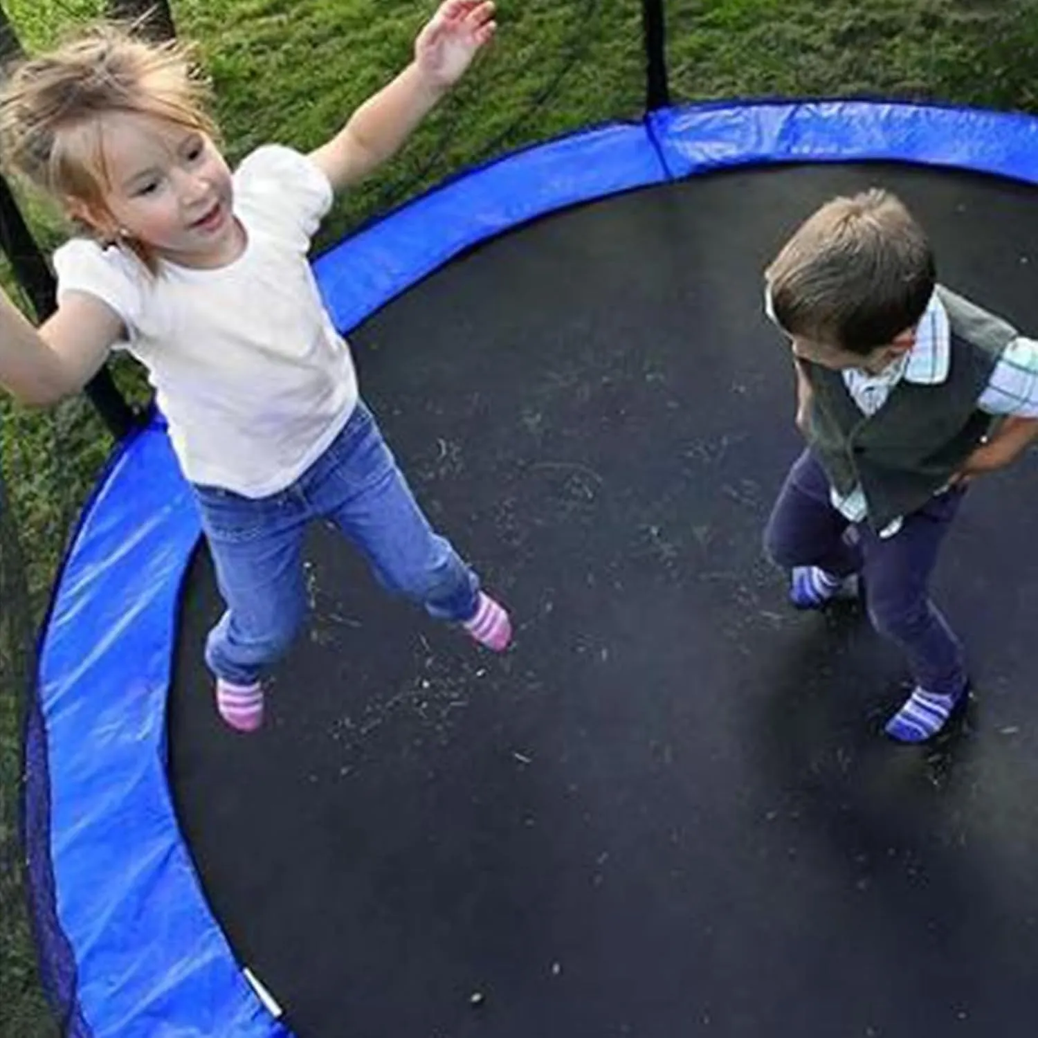Replacement Trampoline Safety Pad Mat, 6FT/8FT/10FT/12FT/14FT/16FT Trampoline Replacement Pad, Round Spring Cover, UV-Resistant, Tear-Resistant Edge Protection(Pink,6ft)