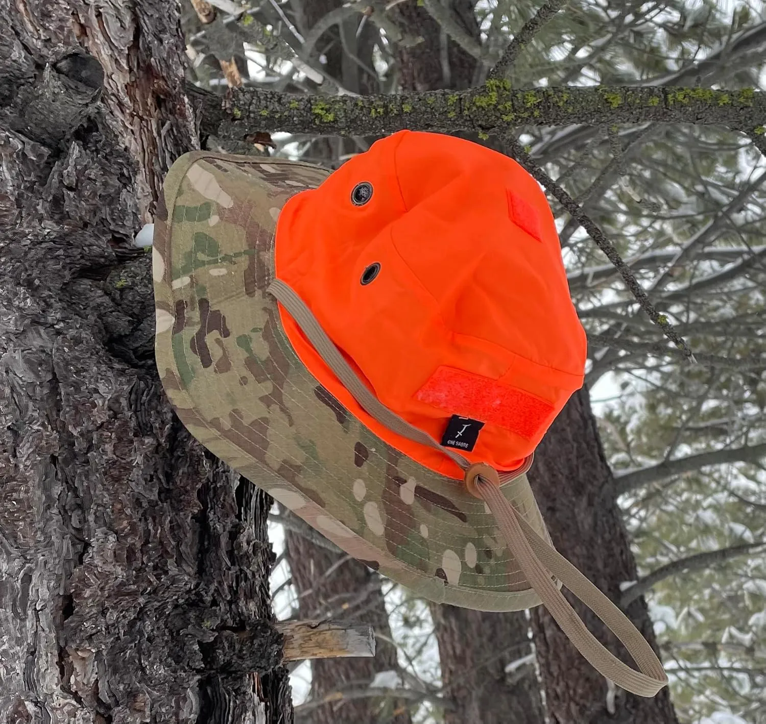 Reversible Blaze Boonie hat- 100% Ripstop - Scouting, Tactical, SAR, Hunting, Hiking, Camping, Fishing, Sun hat