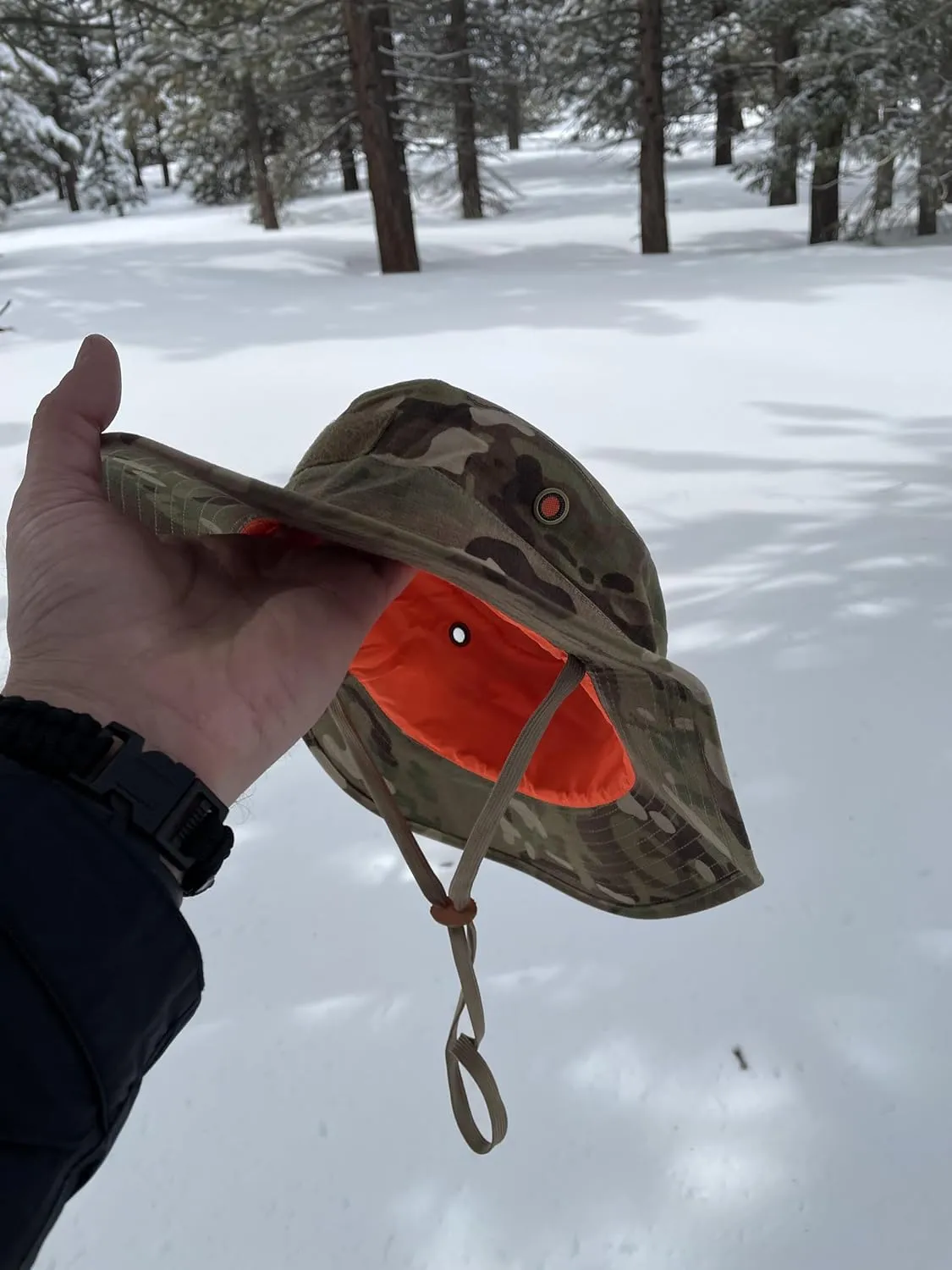 Reversible Blaze Boonie hat- 100% Ripstop - Scouting, Tactical, SAR, Hunting, Hiking, Camping, Fishing, Sun hat