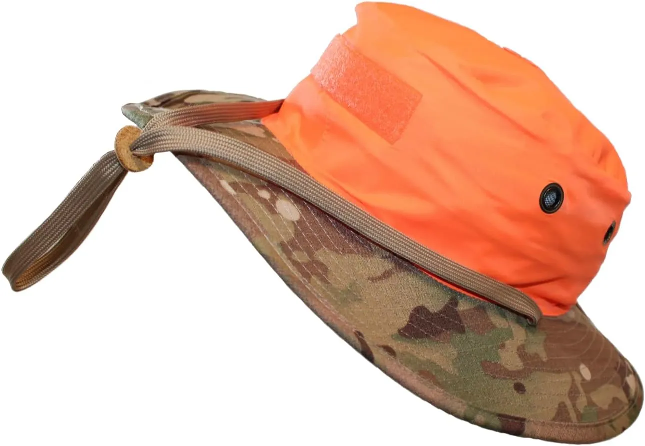 Reversible Blaze Boonie hat- 100% Ripstop - Scouting, Tactical, SAR, Hunting, Hiking, Camping, Fishing, Sun hat