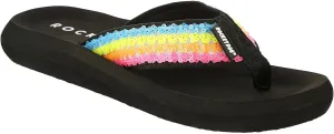 Rocket Dog Spotlight Neon Rainbow Flip Flop