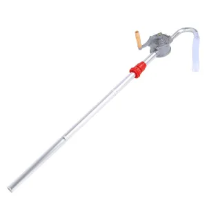 Rotary Barrel Pump, Hand Crank Oil Pump Aluminum Alloy Barrel Drum Pump Assembled Rotary Pump Drum Pump for Pumping Petrol