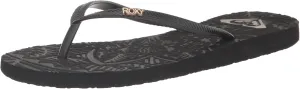 Roxy Women's Antilles II Flip-Flop, Black, 8