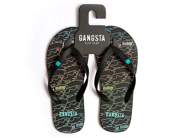 Sandalia Gangsta Catflag Hombre Negro