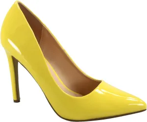 Scheme-s Women's Bridal Sexy Color Slip On Pointed Toe Stiletto Heels Pump Shoes