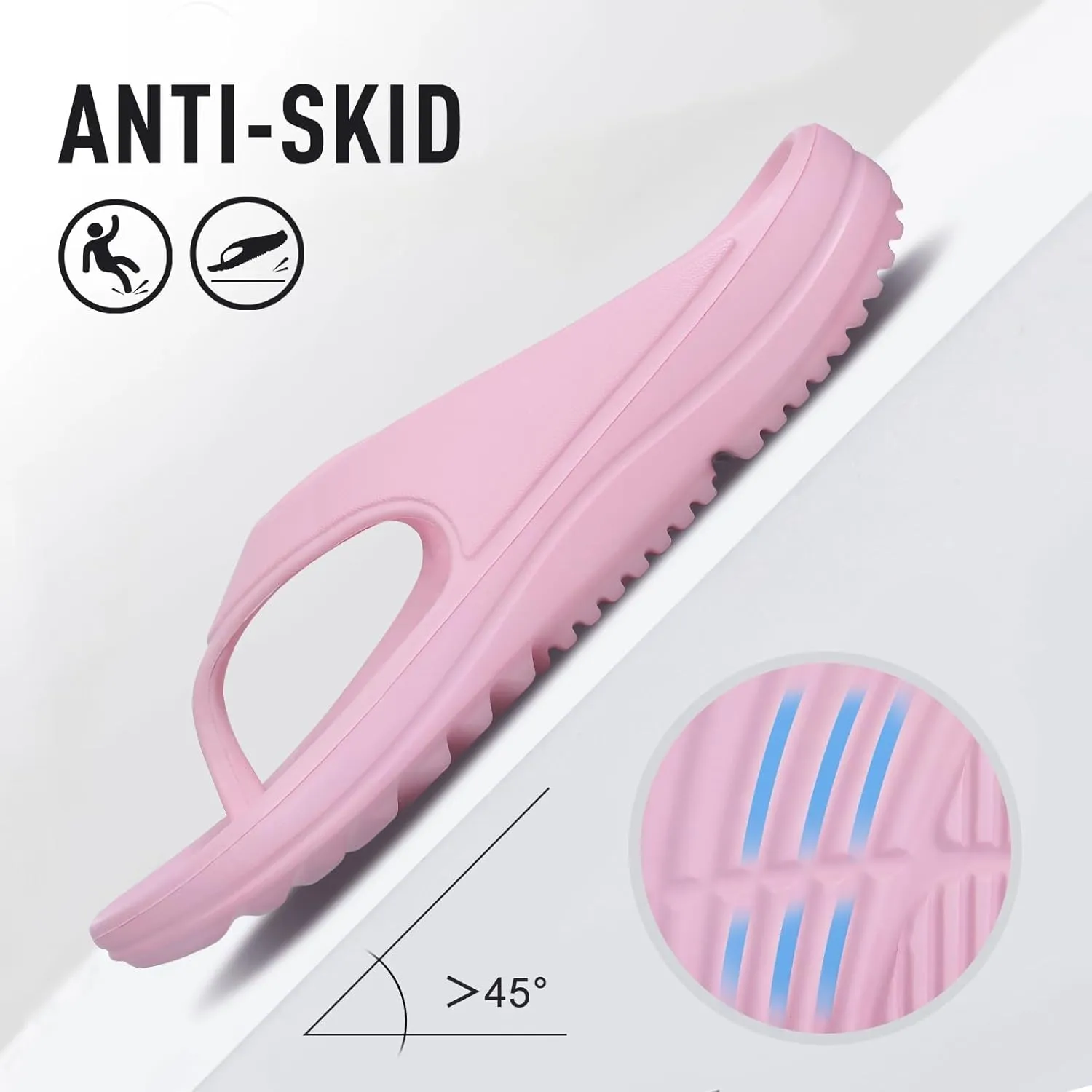shevalues Orthopedic Sandals for Women Arch Support Recovery Flip Flops Pillow Soft Summer Beach Shoes