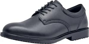 Shoes for Crews Cambridge Men's Uniform Dress Work Shoes, Oxford Shoes, Slip Resistant, Water Resistant, Black, 14 M