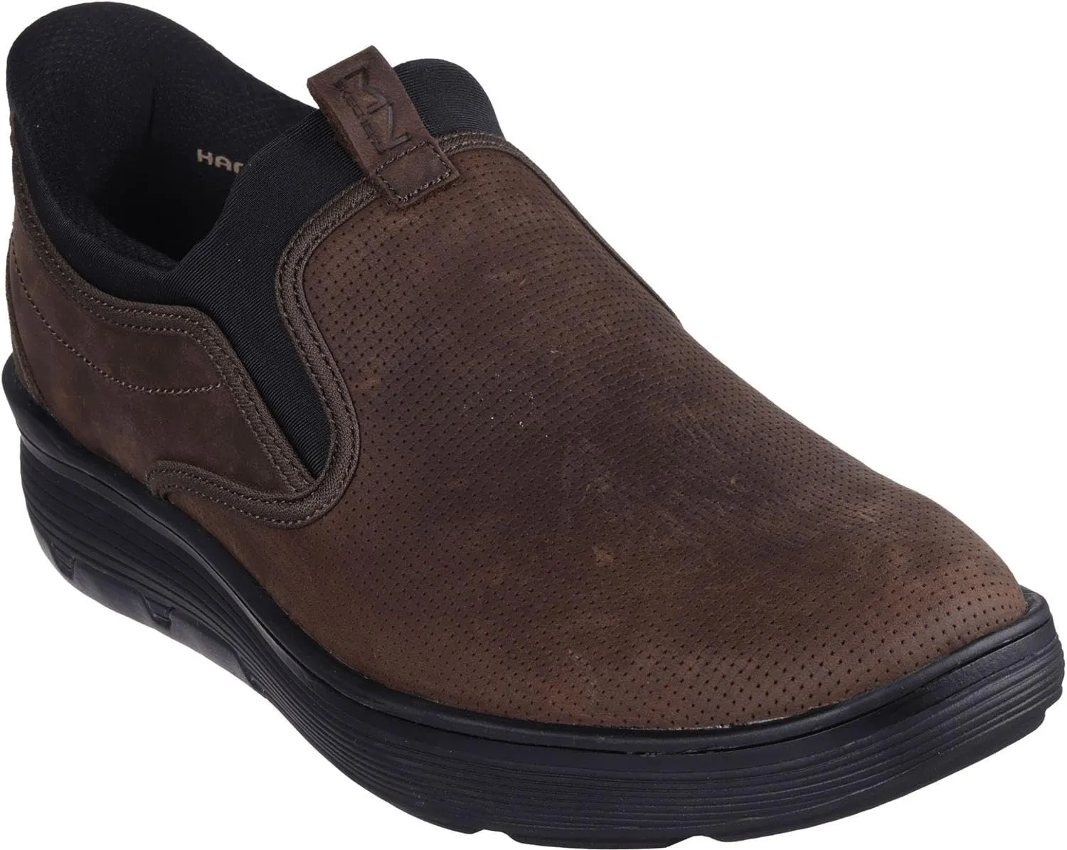 Skechers - Mens Mark Nason: Casual Glide Cell - Baxter Slip On Shoes, Color Red/Brown, Size: 11 M US