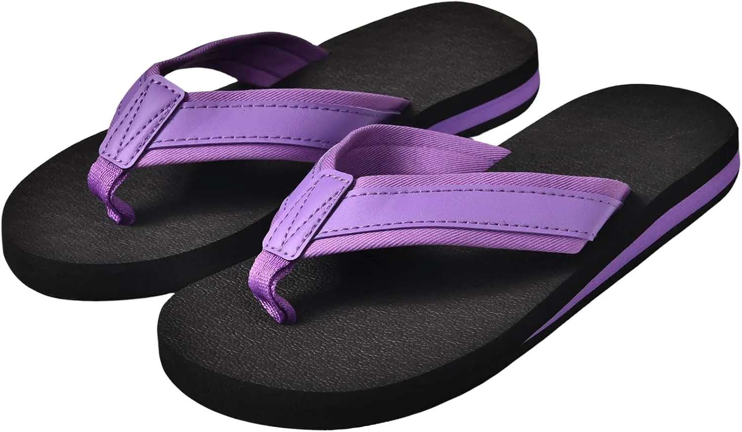 SkiBeaut Boy Flips Flops for Kids Child Slip-on Thong Sandals Kid Boys Slides Water Shoes for Beach Swim Pool