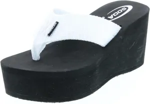 Soda Oxley-S Womens EVA Flip Flop Slip on Platform Sandals
