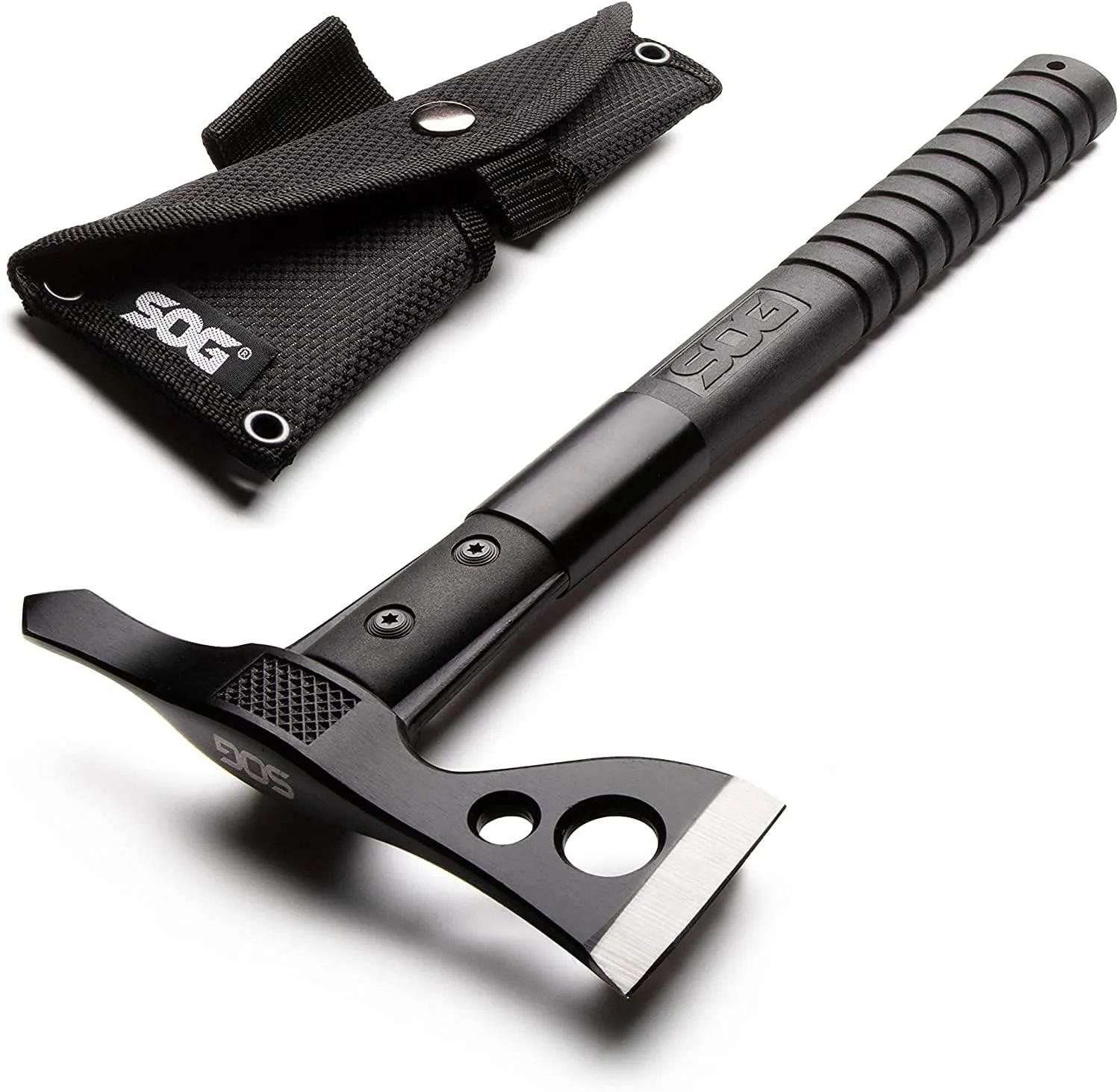 SOG FastHawk- Lighter, Faster, Agile Throwing Hatchet, Versatile Survival Tactical Axe & Folding Saw - Wood Saw, Hand Saw, Pruning Saw and Camping Saw