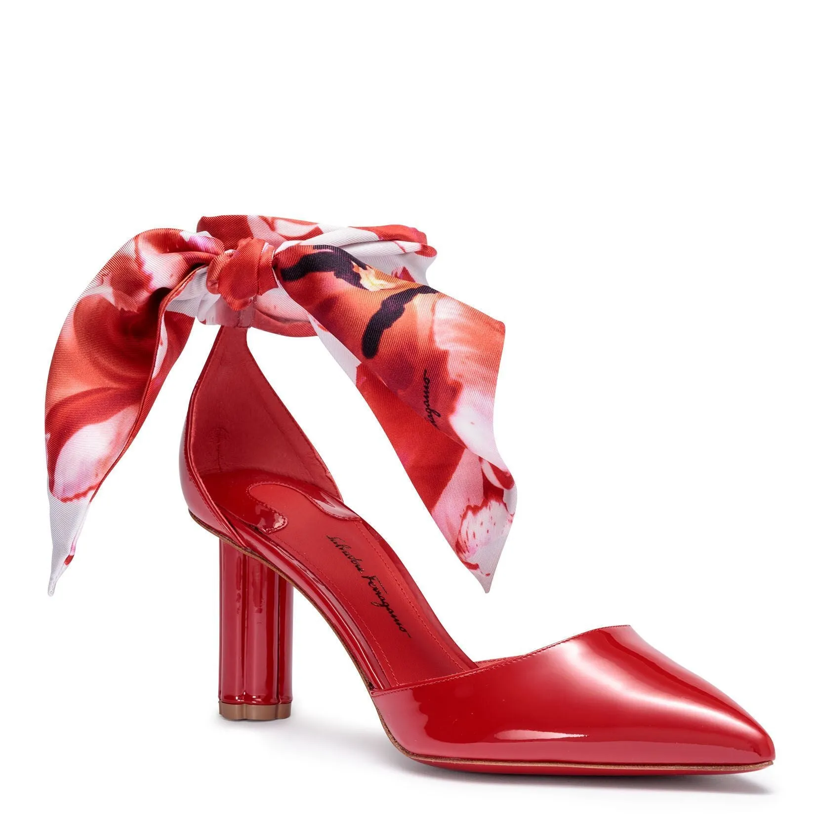 Sorano red patent leather pumps