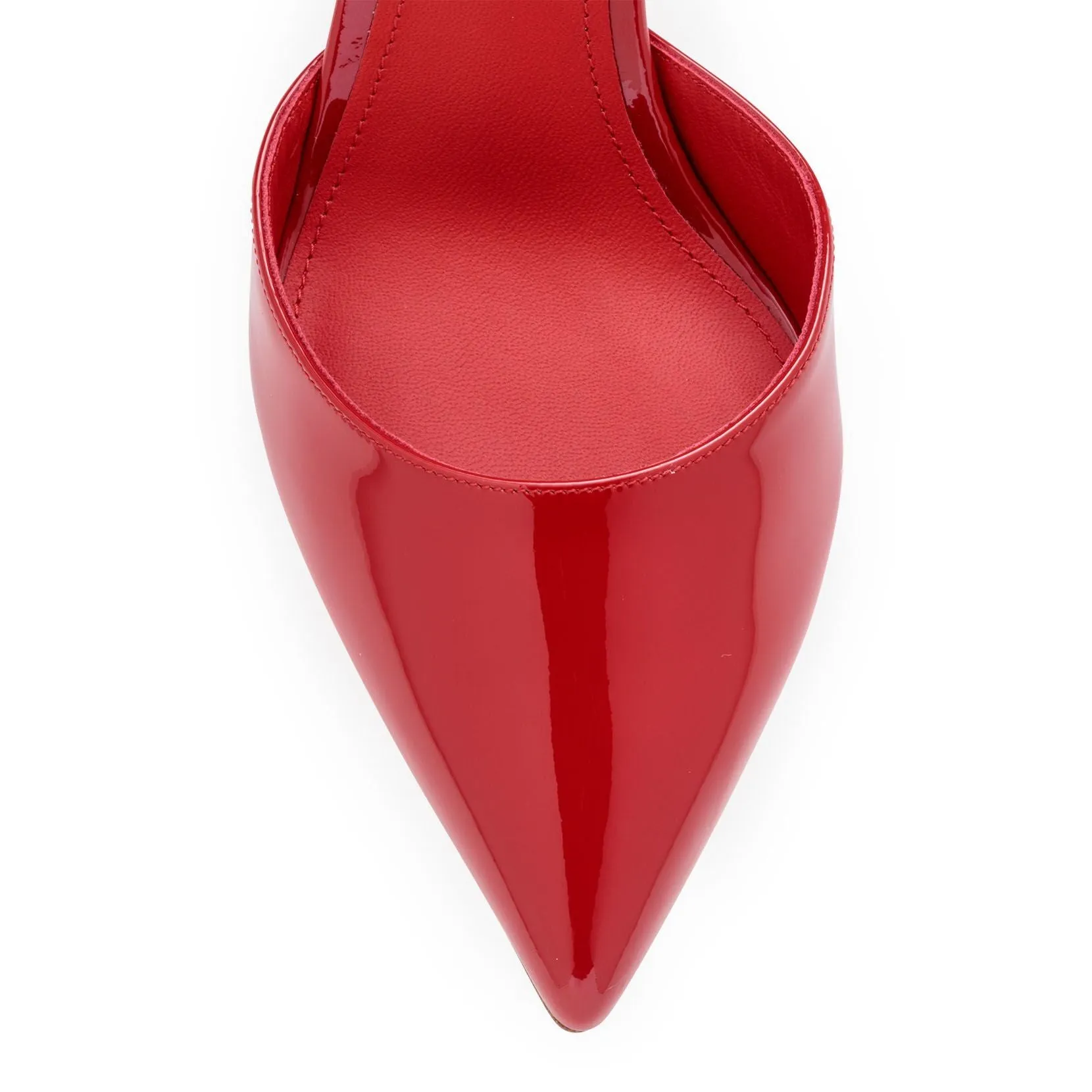 Sorano red patent leather pumps