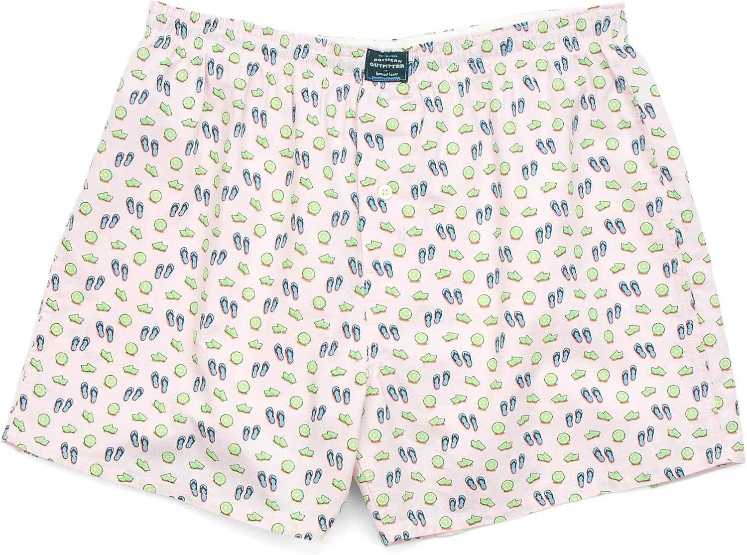 Southern Marsh Hanover Boxer - Lime & Sandals