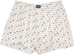Southern Marsh Hanover Boxer - Lime & Sandals