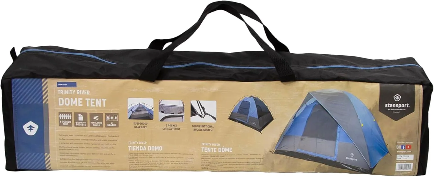 Stansport 6 Person Camping Tent