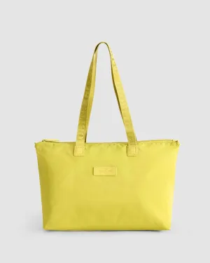 Stash & Dash Tote Bag - Endive Yellow