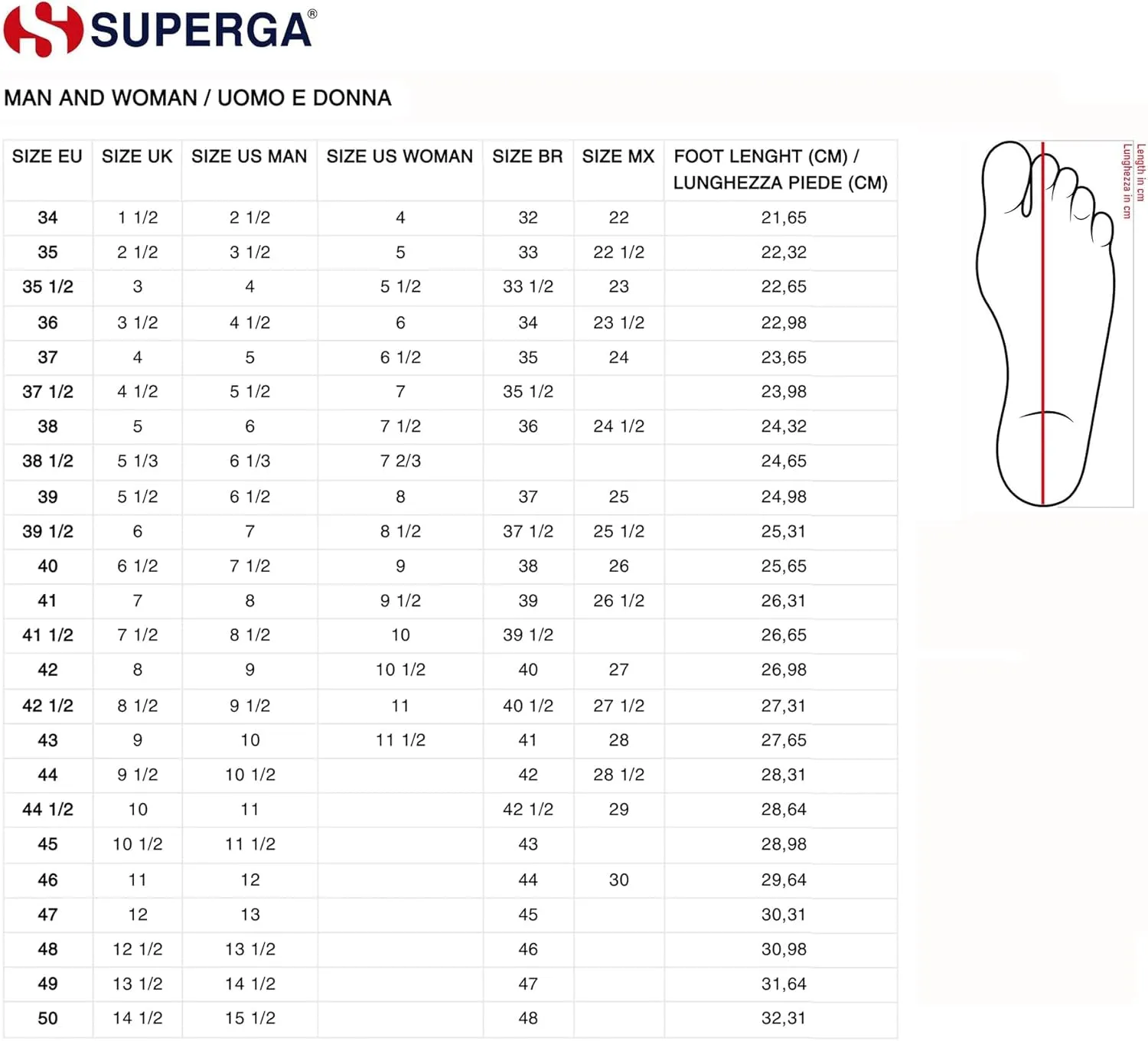 Superga 2750-COTU Classic Oxford Shoe