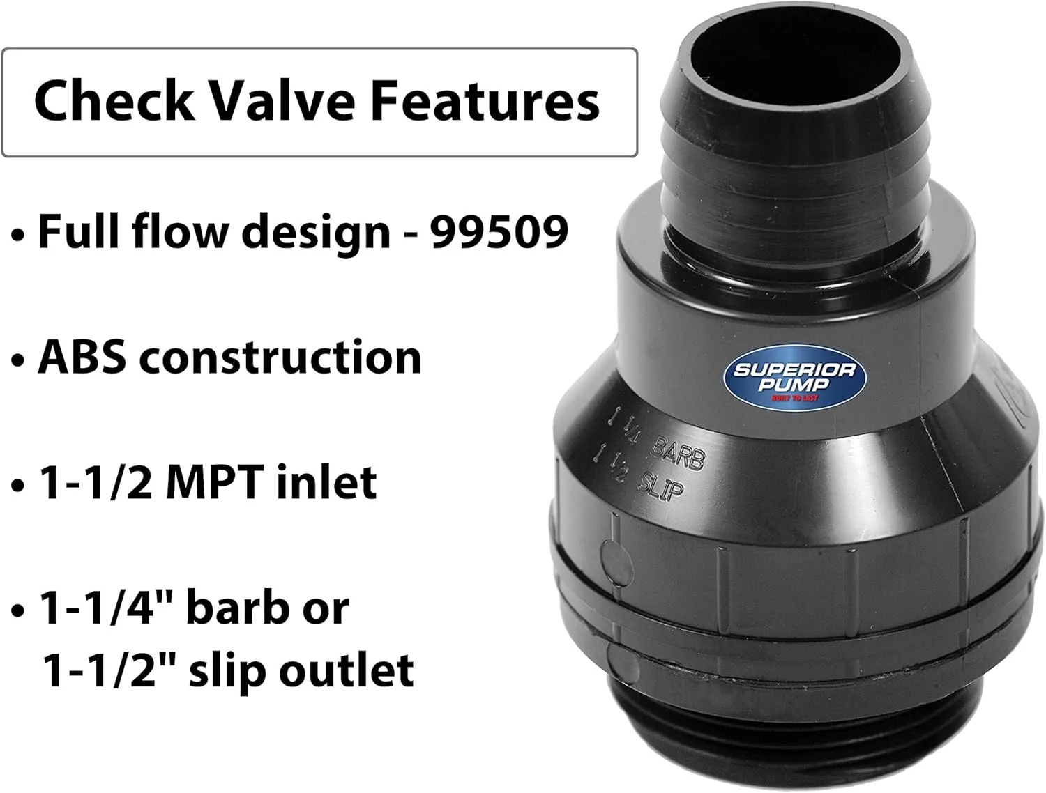 Superior Pump 92072-U 1/3 HP Remote Sink Drain Pump System, Black