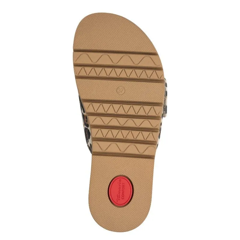 Tamaris Womens Beige Comfort Mule 8-87106-42