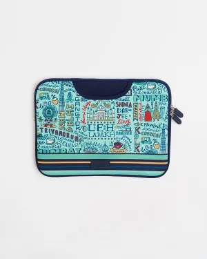 TEAL By Chumbak Traveller Laptop Sleeve - 15inch