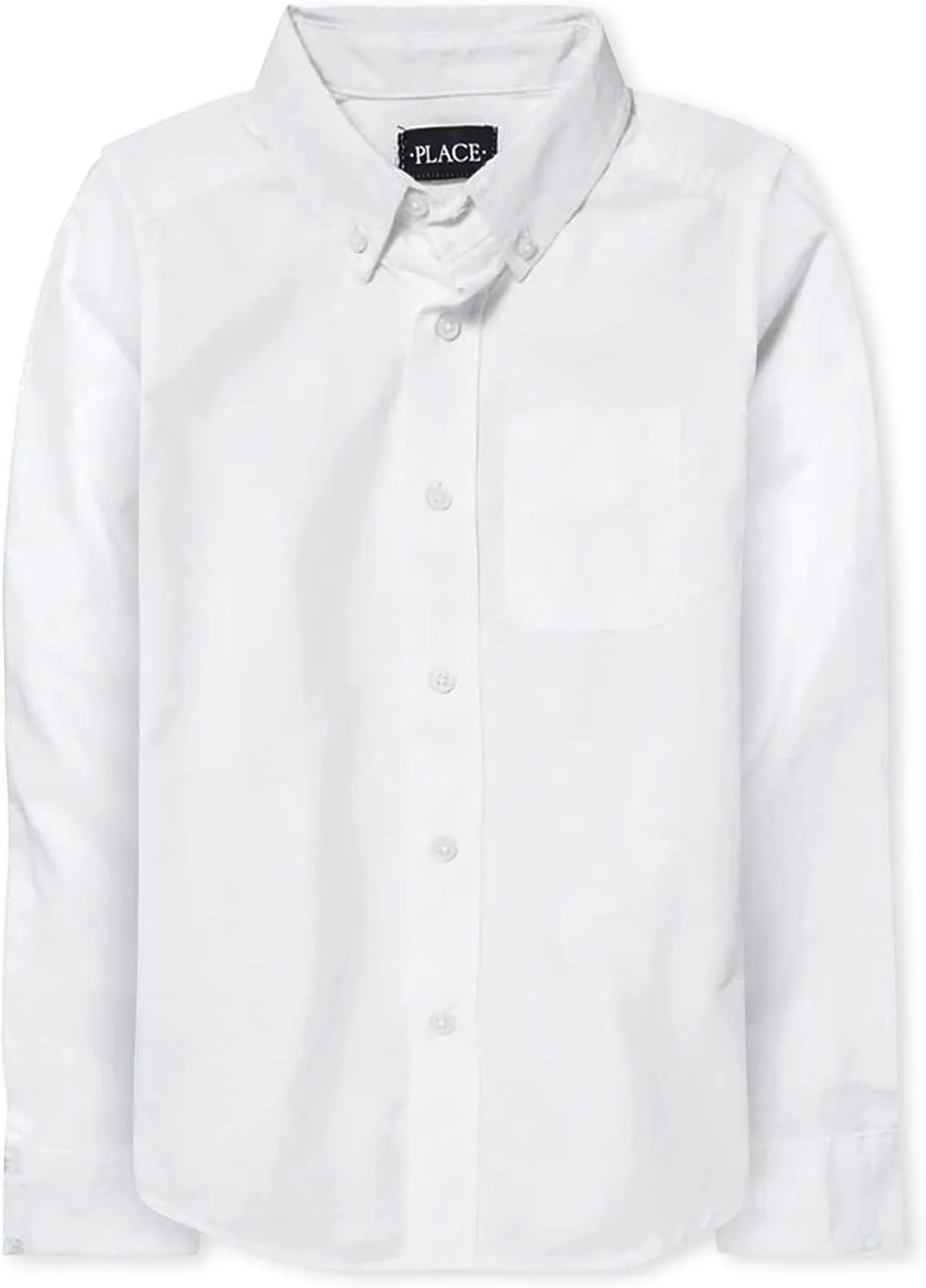 The Children's Place Boys' Long Sleeve Oxford Button Down Shirt