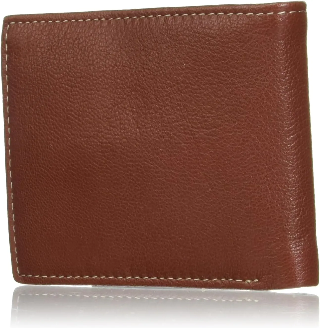 Timberland Men's RFID Blocking Wallet – Genuine Leather Passcase with Removable ID Holder, 6 Card Slots, 2 Billfold Pockets, Slim Design, Brown, One Size