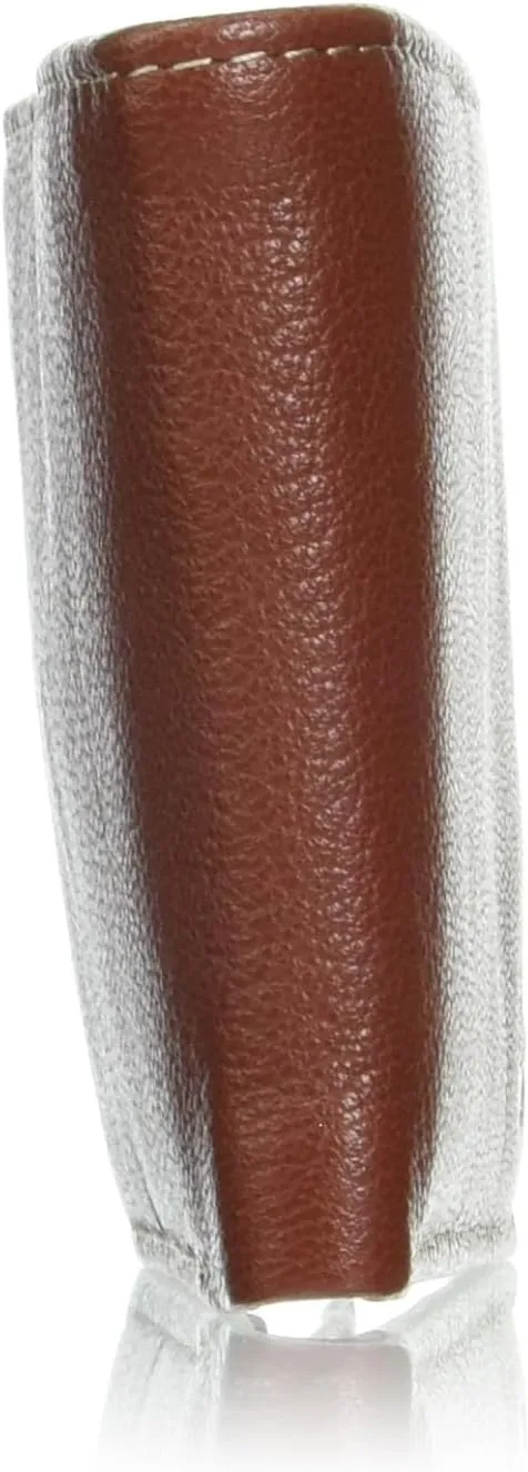 Timberland Men's RFID Blocking Wallet – Genuine Leather Passcase with Removable ID Holder, 6 Card Slots, 2 Billfold Pockets, Slim Design, Brown, One Size