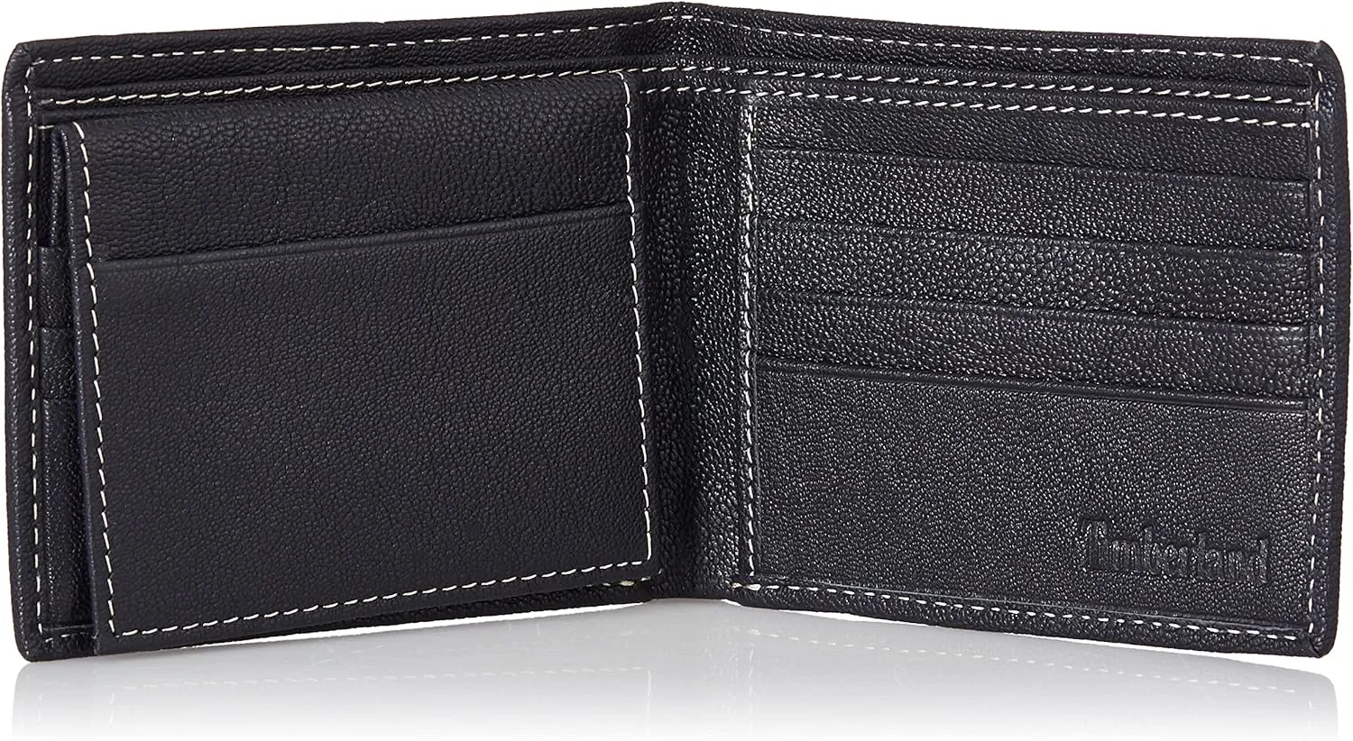 Timberland Men's RFID Blocking Wallet – Genuine Leather Passcase with Removable ID Holder, 6 Card Slots, 2 Billfold Pockets, Slim Design, Navy Blue, One Size