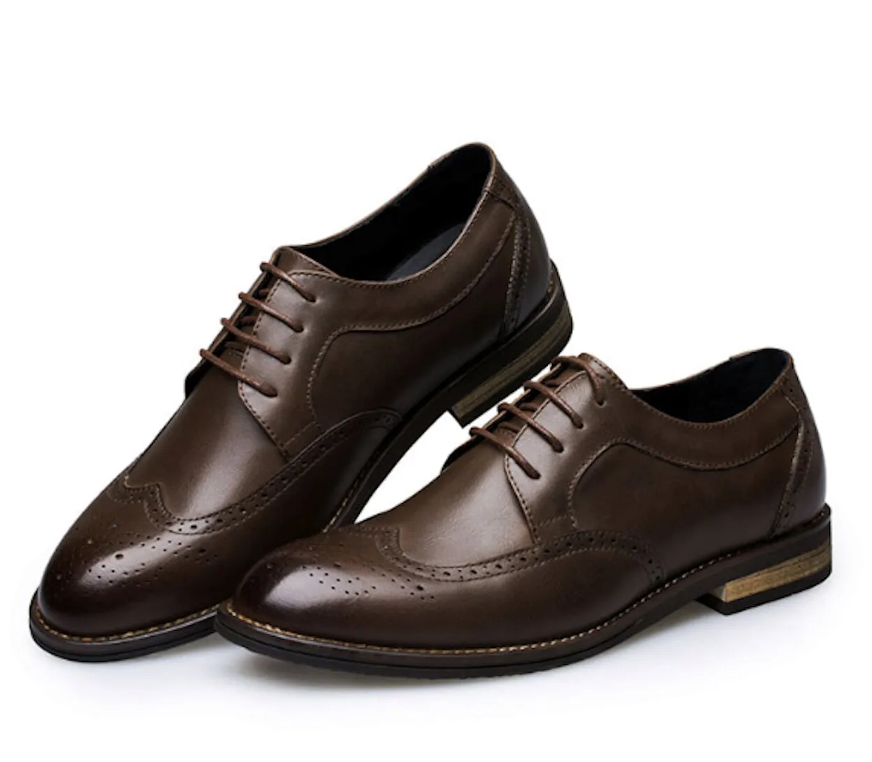 Timeless Brogue Style Men's Oxford Shoes