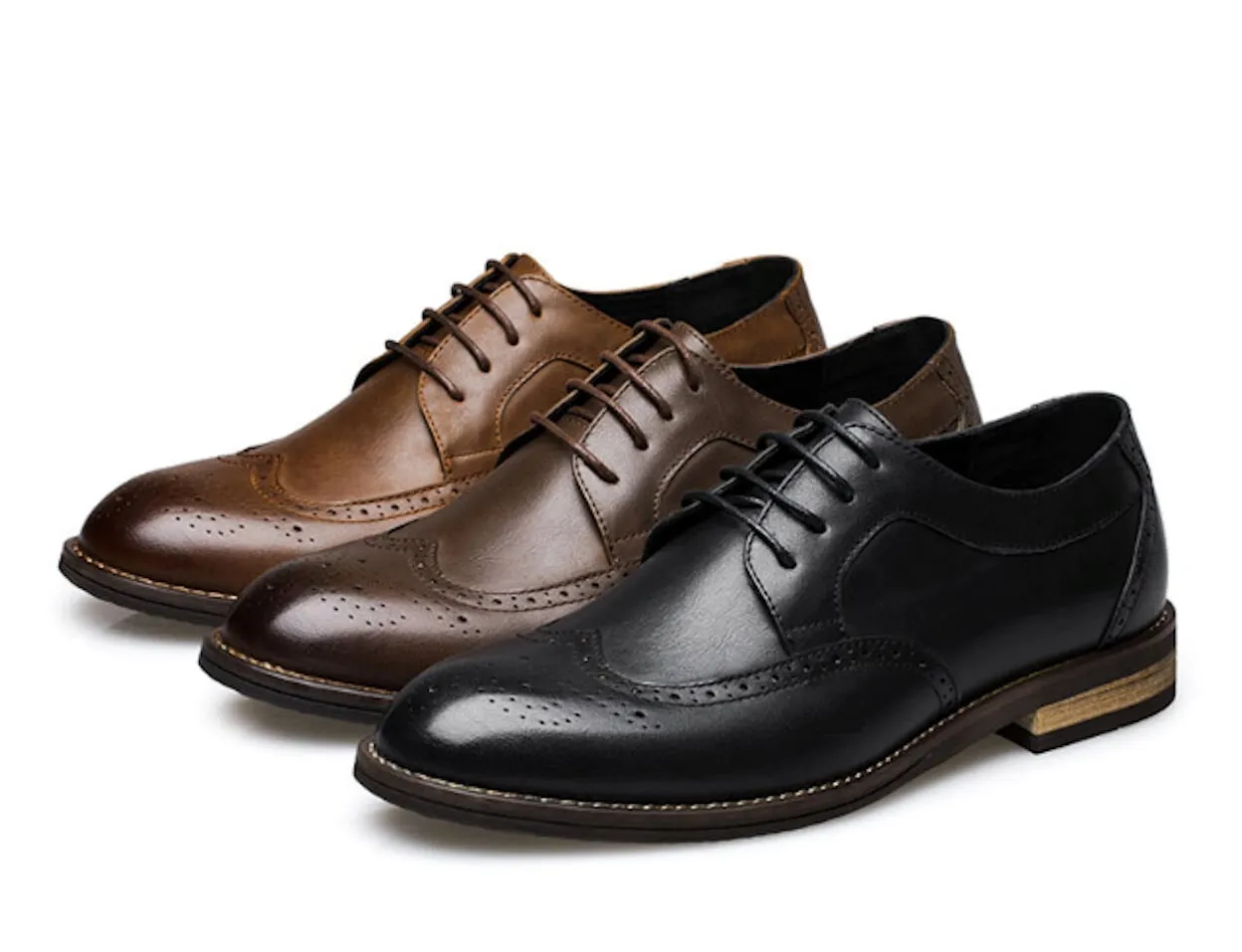 Timeless Brogue Style Men's Oxford Shoes